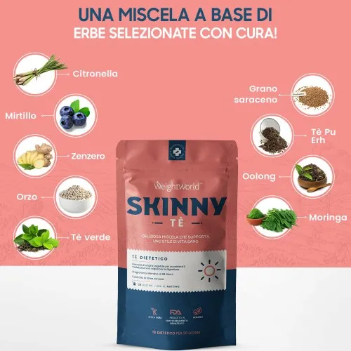 Diet World B.Slim Tisana dimagrante Transito di Detox x15 bustine da tè  senza caffeina - Easypara