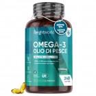 Confezione Omega 3 Olio di Pesce Softgel WeightWorld