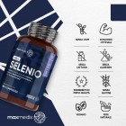 Le compresse di Selenio maxmedix sono completamente naturali, senza ogm, senza glutine e adatte a vegani